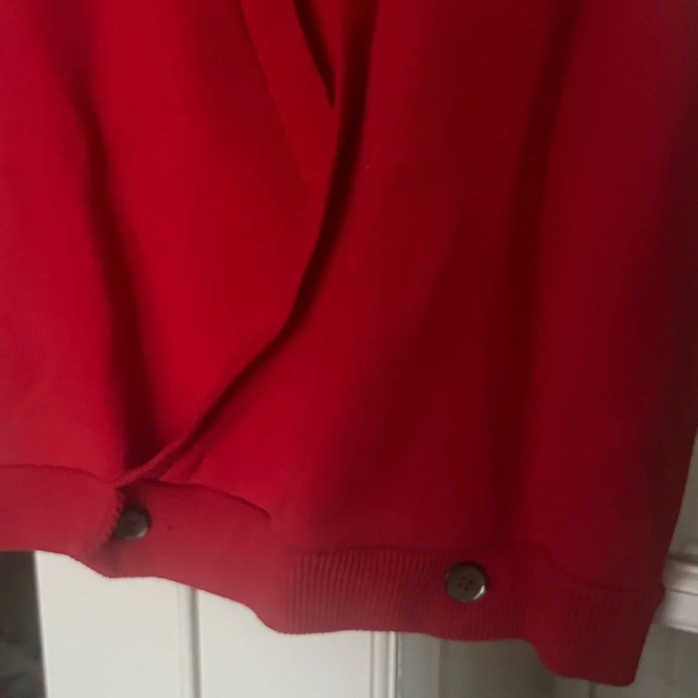 Vintage Puritans Womens Vest 100% Virgin Wool Red - Picture 4 of 8